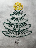 Millie's Tea Towels, Hand Embroidered: Christmas Bliss Collection (8 to choose from)