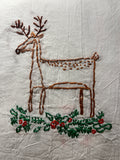 Millie's Tea Towels, Hand Embroidered: Winter Wonderland Collection (9 to choose from)