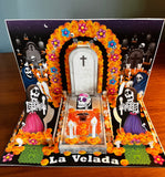 Pop-Up Ofrenda for Dia de Los Muertos, from Mexico