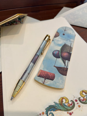 Pen & Bookmark: Hot Air Balloons