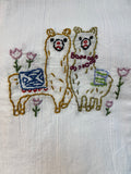 Millie's Tea Towels, Hand Embroidered: Llama Drama Collection (10 to choose from)