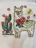 Millie's Tea Towels, Hand Embroidered: Llama Drama Collection (10 to choose from)