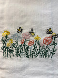 Millie's Tea Towels, Hand Embroidered: Buzzin' Bees (7 to choose from)