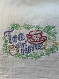 Millie's Tea Towels, Hand Embroidered: Tea Time (7 to choose from)