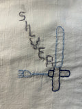 Millie's Tea Towels, Hand Embroidered: In the Cupboard (7 to choose from)