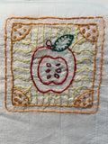 Millie's Tea Towels, Hand Embroidered: Apples Collection (9 to choose from)