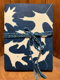 Cyanotype Long Stitch Journal, Four Signature