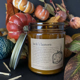 Soy Candle Jar: Jack's Lantern