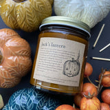 Soy Candle Jar: Jack's Lantern