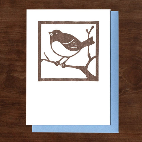 Boxed Letterpress Note Cards: Junco