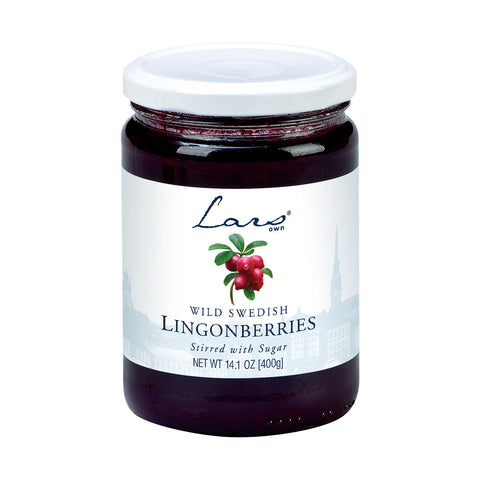 Lars Own Wild Swedish Lingonberries, Stirred with Sugar