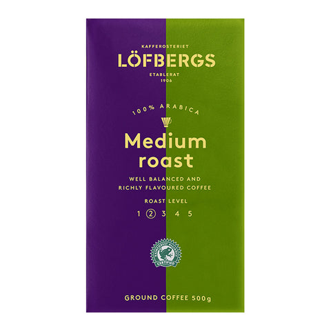 Löfbergs Medium Roast Ground Coffee from Sweden