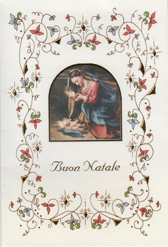 Italian Christmas Cards: Madonna Buon Natale