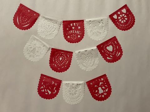 Papel Picado (Miniature) for Valentine's Day, from Puebla