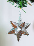 Moravian Tin Star Ornament from Mexico, Petite