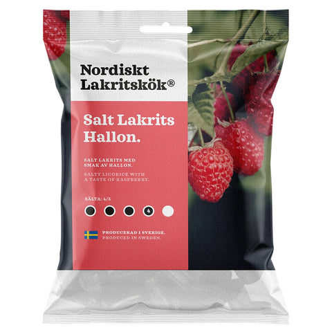 Nordiskt Lakritskök Salt Licorice Raspberry from Sweden