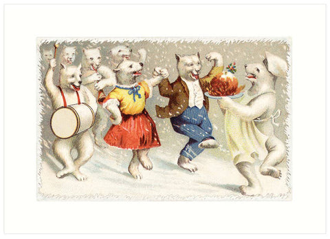 Christmas Card : Polar Bear Party