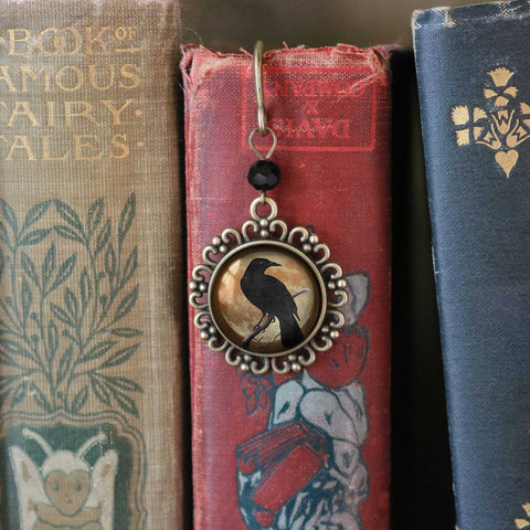Raven & Golden Moon Book Hook – Convivio Bookworks