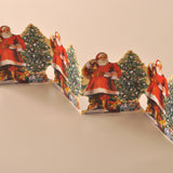 Christmas Paper Frieze: Santa & Tree