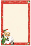 Christmas Notepad with Vintage Telephone Santa