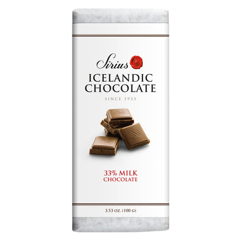 Nói Síríus Milk Chocolate Bar, from Iceland