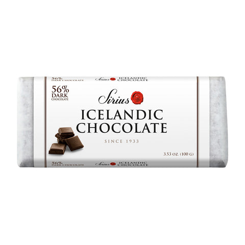 Nói Síríus Dark Chocolate Bar (56%), from Iceland