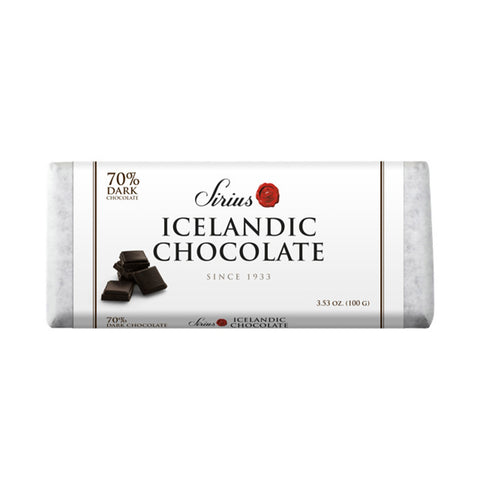 Nói Síríus Dark Chocolate Bar (70%), from Iceland