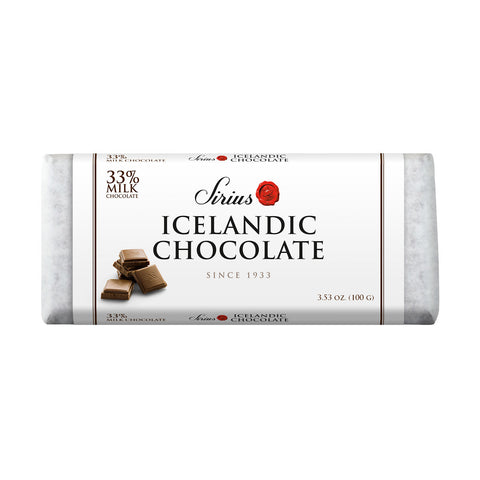 Nói Síríus Milk Chocolate Bar, from Iceland