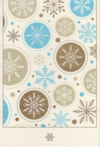 Italian Christmas Cards: Snowflakes