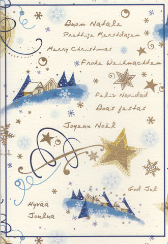 Italian Christmas Cards: Snowy Greetings