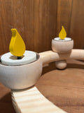 Swedish Wooden "Candles" : Tea Lights