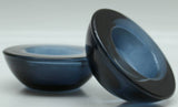 Swedish Glass Tea Light Holder, Blue
