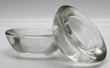 Swedish Glass Tea Light Holder, Clear