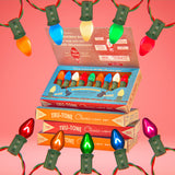 Tru-Tone Jeweltone Vintage Style Christmas Lights, C7 LED 10-Light Sets