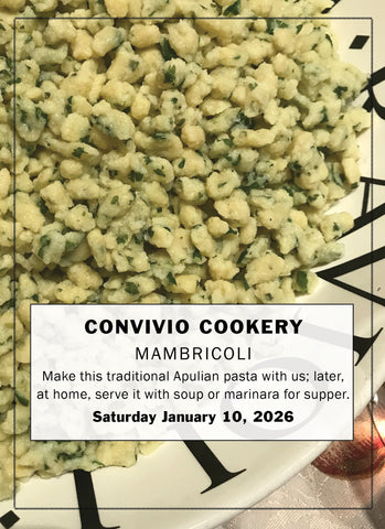 Make Mambricoli with Instructor John Cutrone, January 10