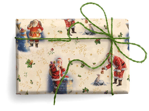 Italian Wrapping Paper: Babbo Natale