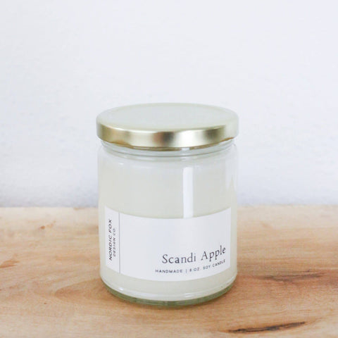 Hand Poured Soy Candle: Scandi Apple, Tin or Jar