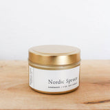 Hand Poured Soy Candle: Nordic Spruce, Tin or Jar