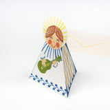 Blue Angel Fold-Out Card