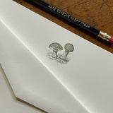Stationery Set: Mushrooms, Letterpress Printed