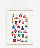 Advent Calendar Paint-By-Number Kit