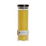 Pure Beeswax Sanctuary Glass Candle, Tall