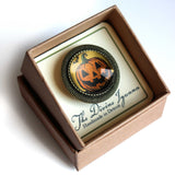 Retro Jack O' Lantern Brooch, Handmade in Detroit