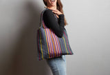 Mexican Market Bags: Striped Hand Loomed Cotton
