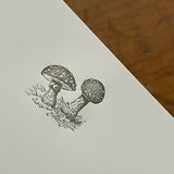 Stationery Set: Mushrooms, Letterpress Printed