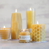 Pure Beeswax Apothecary Glass Candle, Small