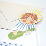 Blue Angel Fold-Out Card