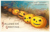 Postcard: Hallowe'en Greetings, Curiouser and Curiouser
