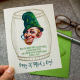 St. Patrick's Day Card: Leprechaun Toast