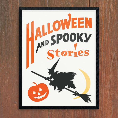 Art Print: Halloween and Spooky Stories (14" x 11")